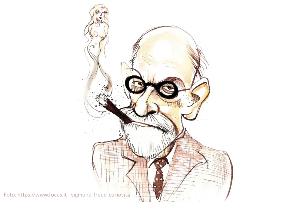 dibujo de Sigmund Freud