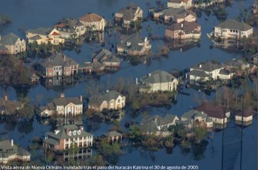 Centro de New Orleans luego de la inundaci+on por el huracan katrina 2005 Centro de New Orleans luego de la inundaci+on por el huracan katrina 2005