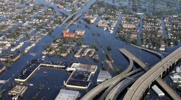 hurricane Katrina flooded the city of New Orleans in 2005